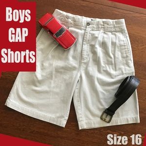 Boys GAP Light Khaki Shorts Easy Fit 16